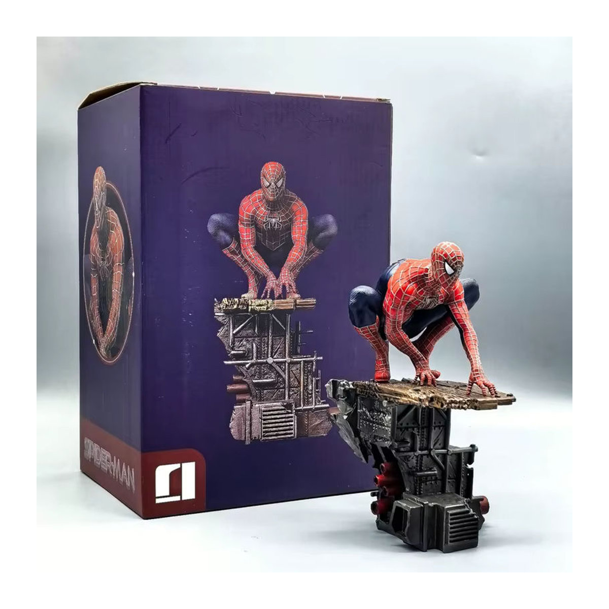 GK Spider Man Actionfigur aus Kunstharz als mehrfarbige Sammlerfigur und Desktop-Dekoration - Bild 4