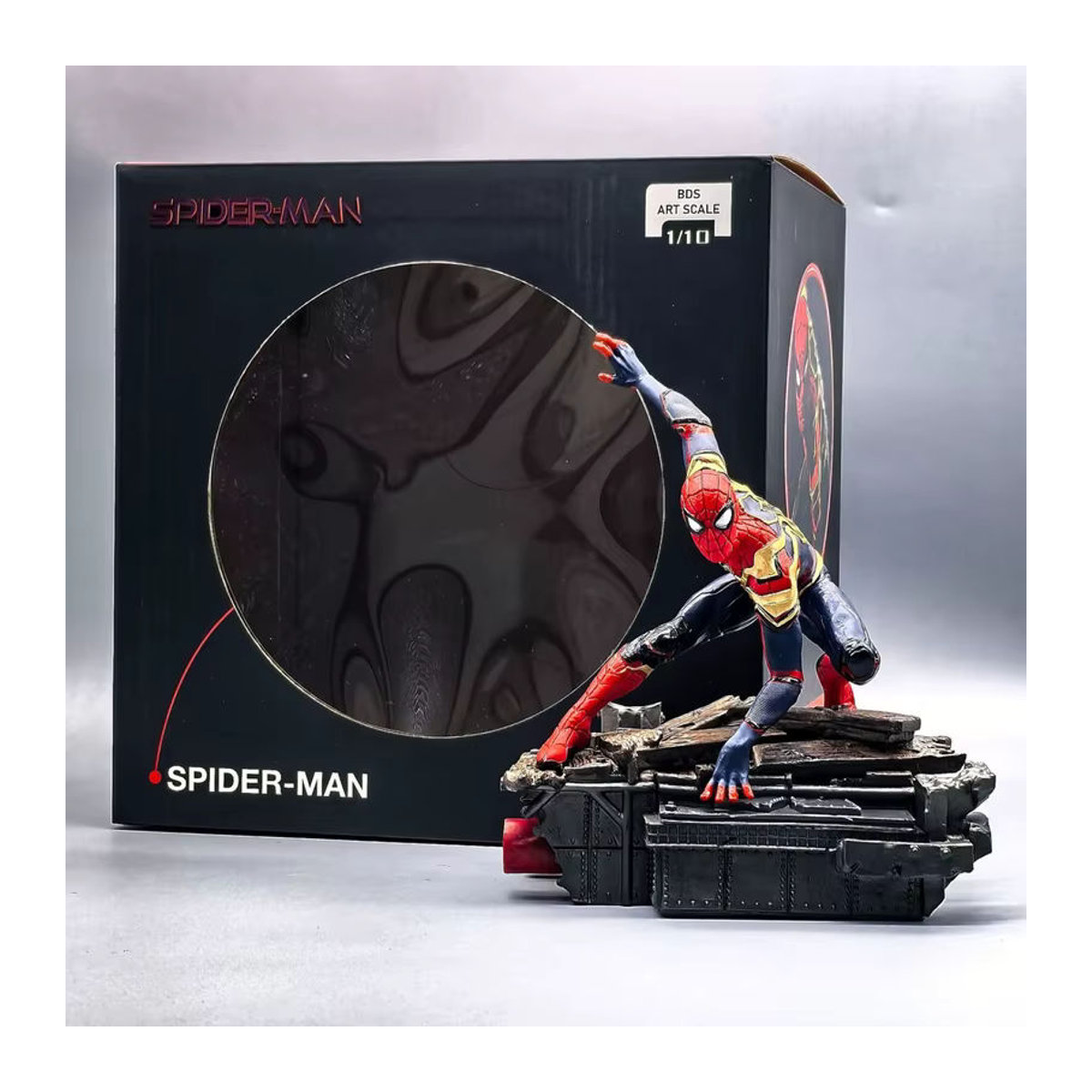 GK Spider Man Actionfigur aus Kunstharz als mehrfarbige Sammlerfigur und Desktop-Dekoration - Bild 5