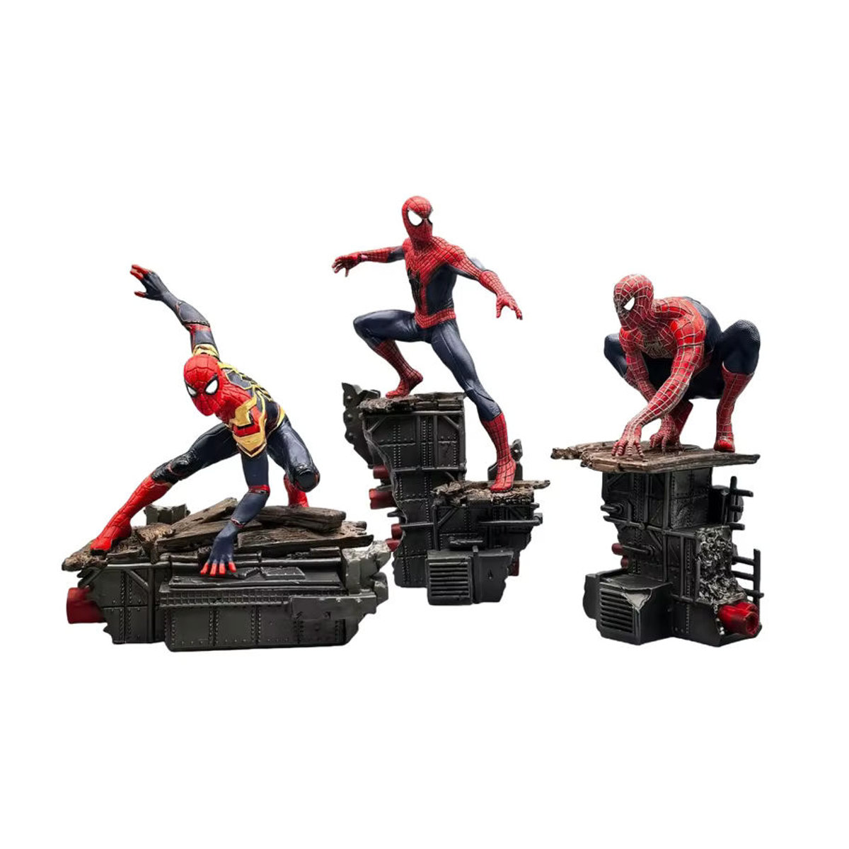 GK Spider Man Actionfigur aus Kunstharz als mehrfarbige Sammlerfigur und Desktop-Dekoration - Bild 6