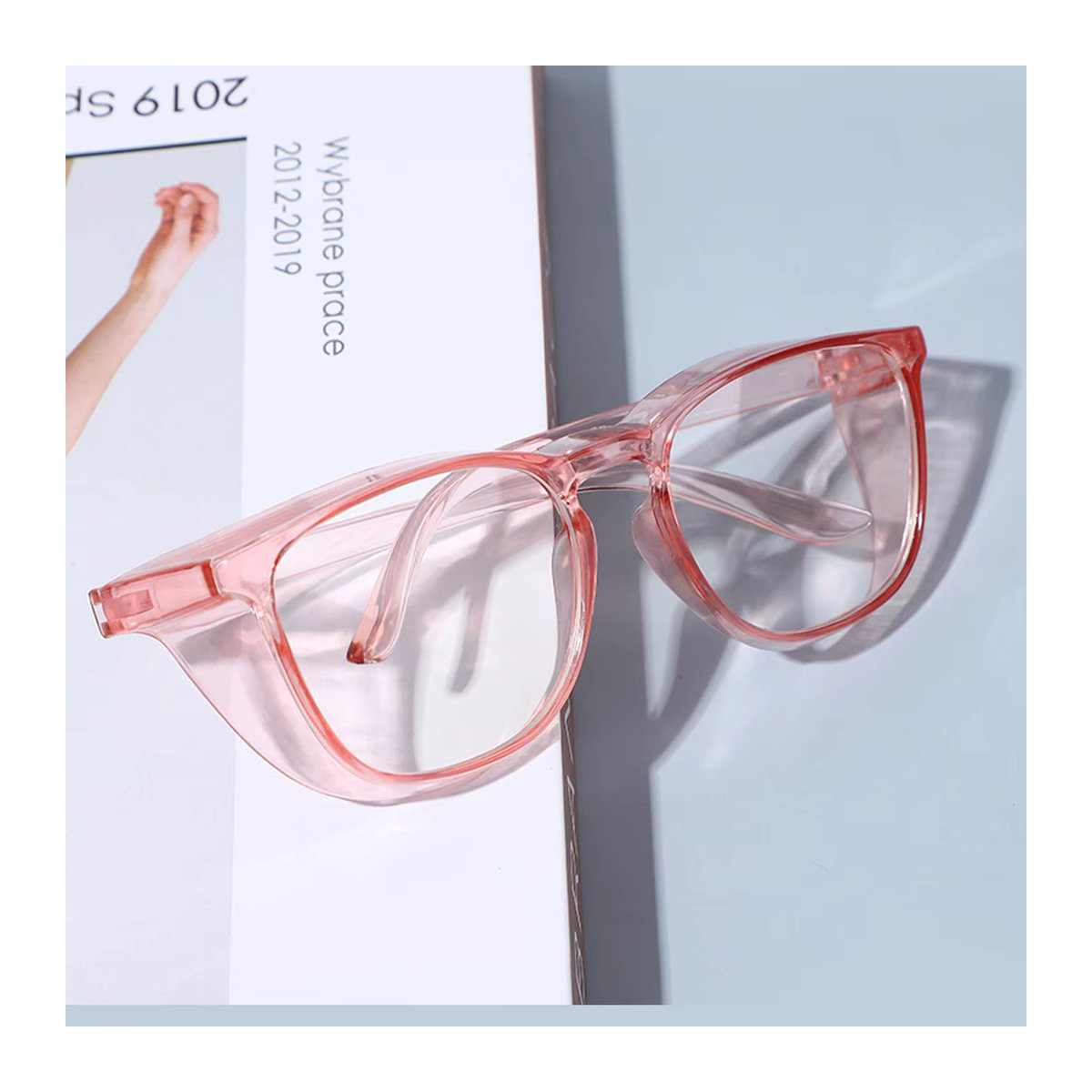 Glazzy Anti-Beschlag Spiegel in Rosa, rechteckig und rahmenlos mit Anti-Blau-Schutz und Tinted-Effekt - Bild 1