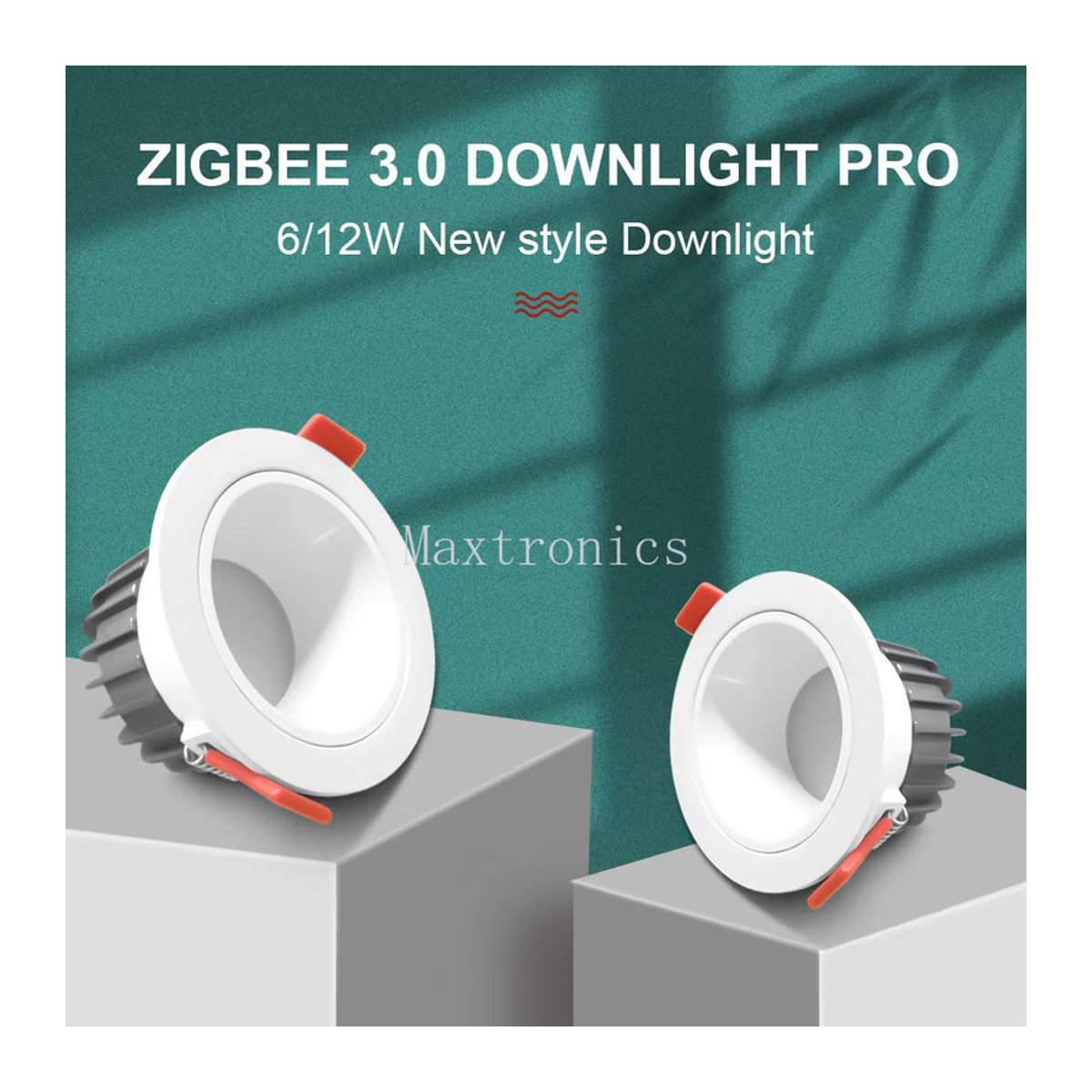 Gledopto Smart LED Downlight RGBCCT Zigbee 3.0 Wasserdicht mit Tuya App und Sprachsteuerung, 12W, Bunt und Weiß - Bild 2