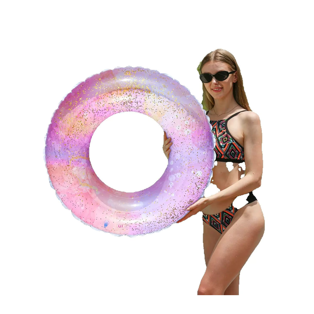 Glitzer Pool Schwimmring für Strand und Pool Party - Bild 7