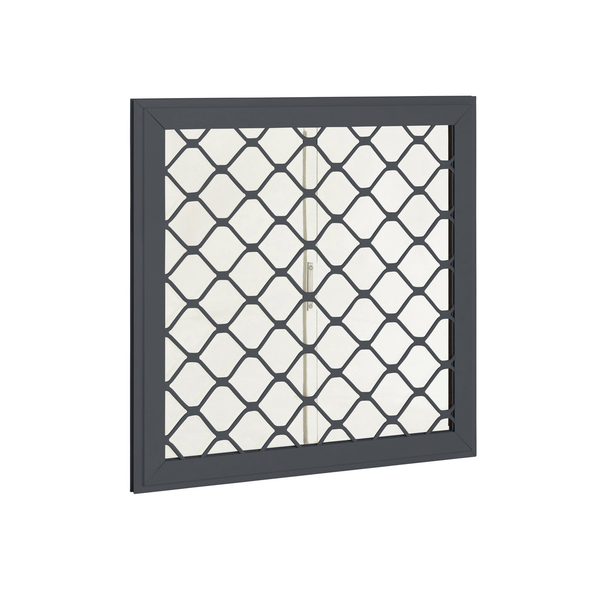 Globel Industries Seitenfenster für Gerätehäuser Skillion Dream und Lean-To, Anthrazit und Grau, B/H: 62 x 62 cm - Bild 4