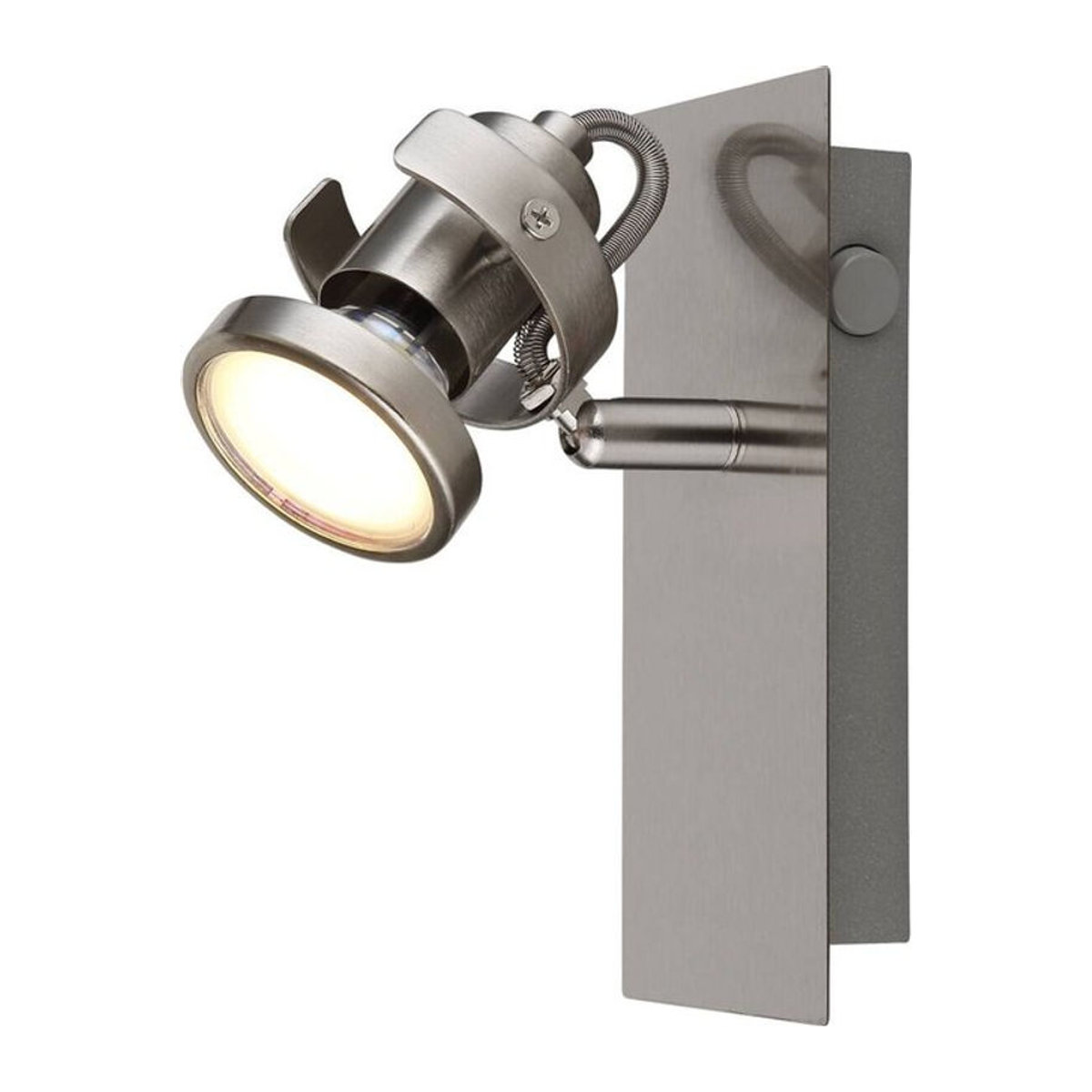 GLOBO Deckenspot Strahler aus Metall in Nickel matt mit GU10 Fassung B/H/T: 16,5 x 13,3 x 7 cm - Bild 1