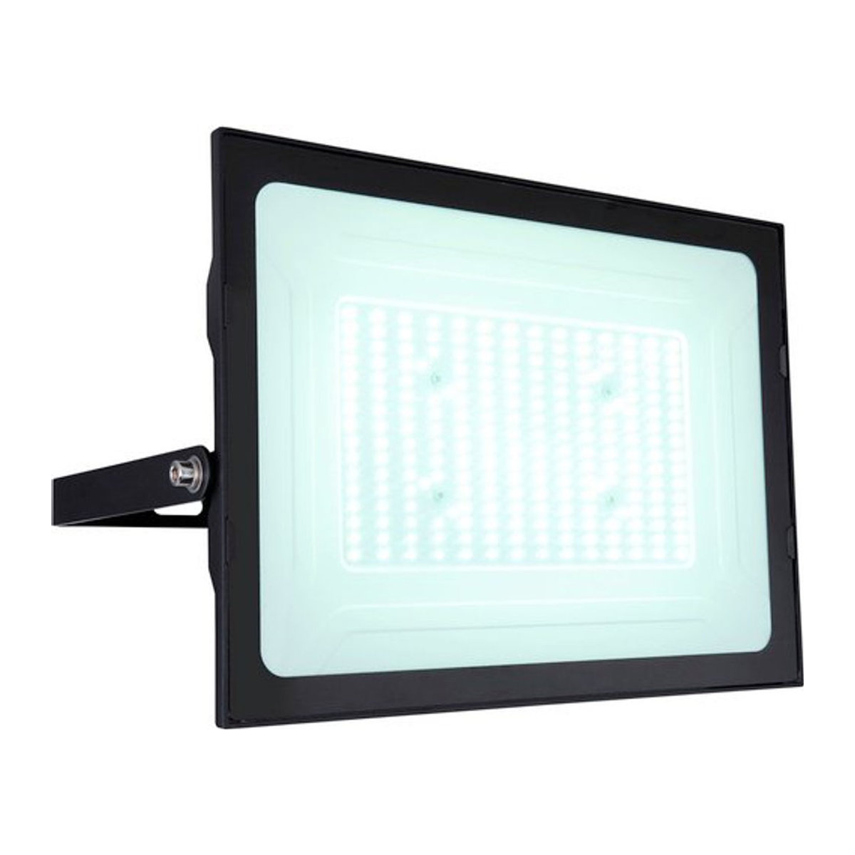 Globo LED Außenstrahler IP65 in Schwarz aus Aluminium und Glas mit 180W Kaltweiß - Bild 1