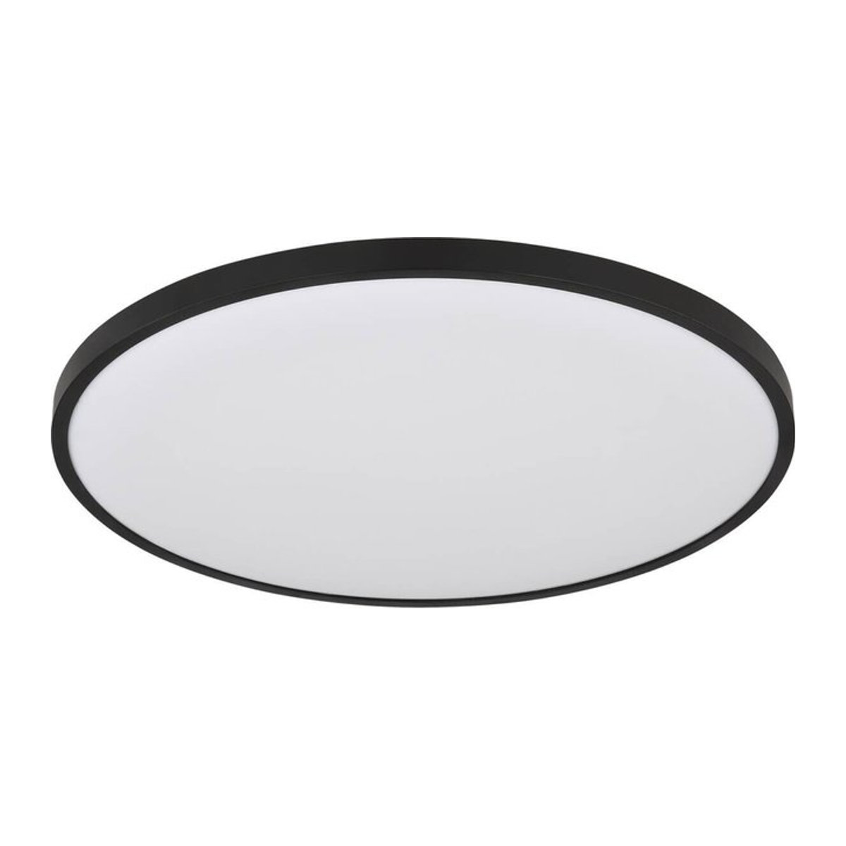 GLOBO LED Deckenleuchte Modern Minimalistisch in Schwarz/Weiß aus Kunststoff mit Neutralweißem Licht, H/D: 4 x 40 cm - Bild 1