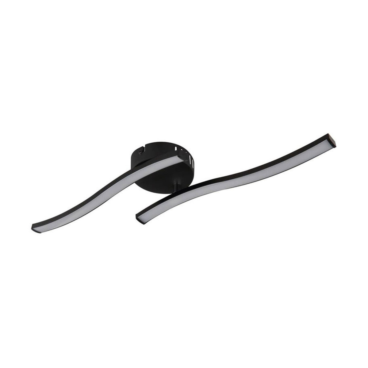GLOBO LED-Deckenleuchte Tyler Modern Schwarz aus Kunststoff mit warmweißem Licht, B/H/T: 10 x 7,2 x 51,5 cm - Bild 2