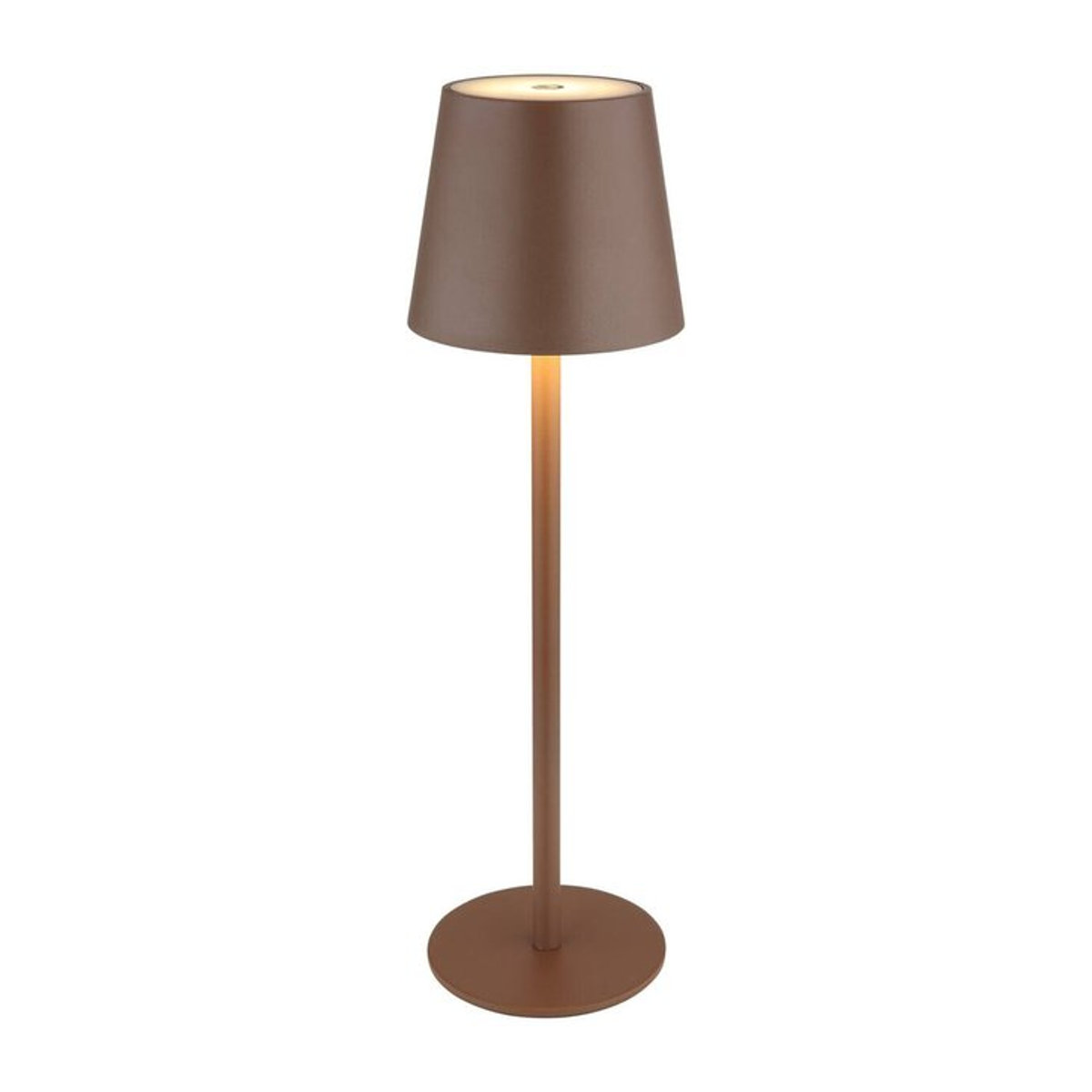 GLOBO LED-Tischleuchte in Braun mit warmweißem Licht im modernen Design - Bild 1