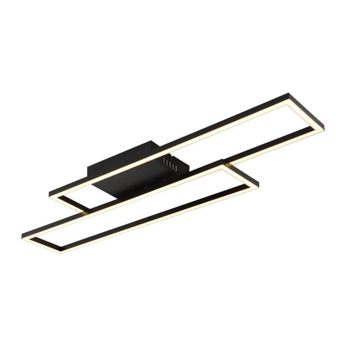 GLOBO Lighting Deckenleuchte Tatjana LED Deckenlampe Schwarz Kunststoff B/H/L: 22 x 5,6 x 80 cm - Bild 1