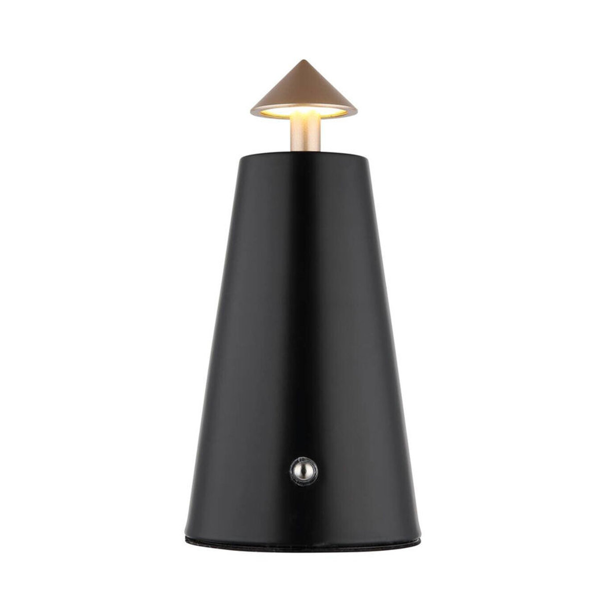 GLOBO Lighting LED-Tischleuchte LIVA in Schwarz aus Metall und Kunststoff mit warmweißem Licht, H: 19 cm, D: 9 cm - Bild 2