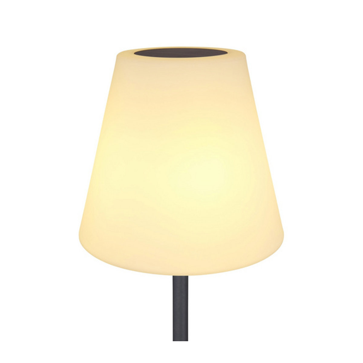 GLOBO LIGHTING Solarleuchte LED aus Metall in Schwarz, Höhe: 150 cm - Bild 1