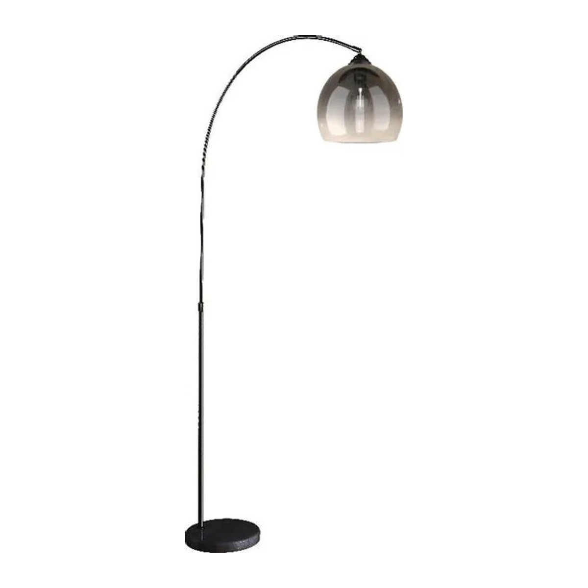 GLOBO Lighting Stehleuchte NEWCASTLE Modern in Schwarz aus Metall, Stein und Glas mit E27 Fassung - Bild 1