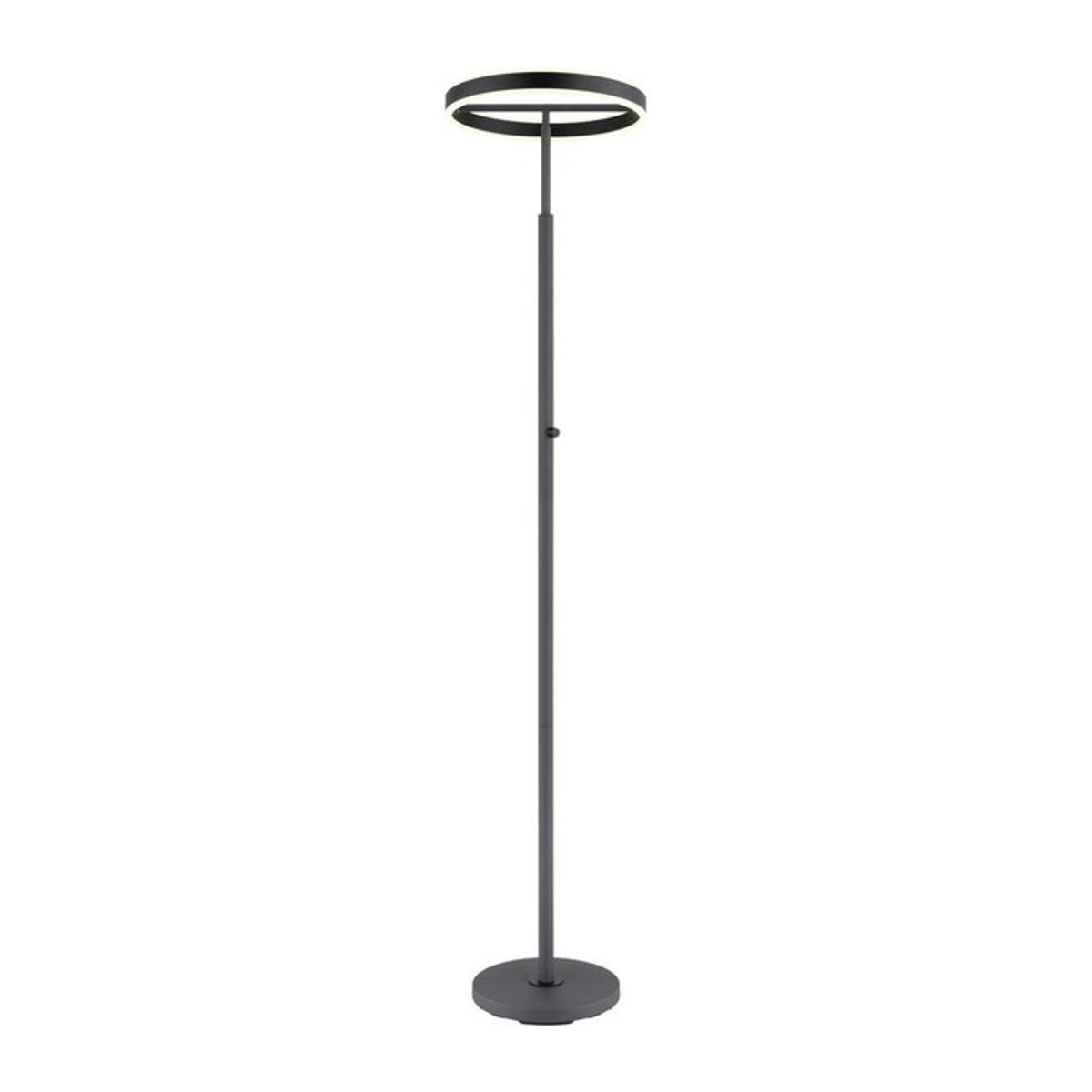 GLOBO Moderne LED Stehlampe in Schwarz und Anthrazit aus Metall und Acryl, H: 181 cm, B: 40 cm - Bild 1