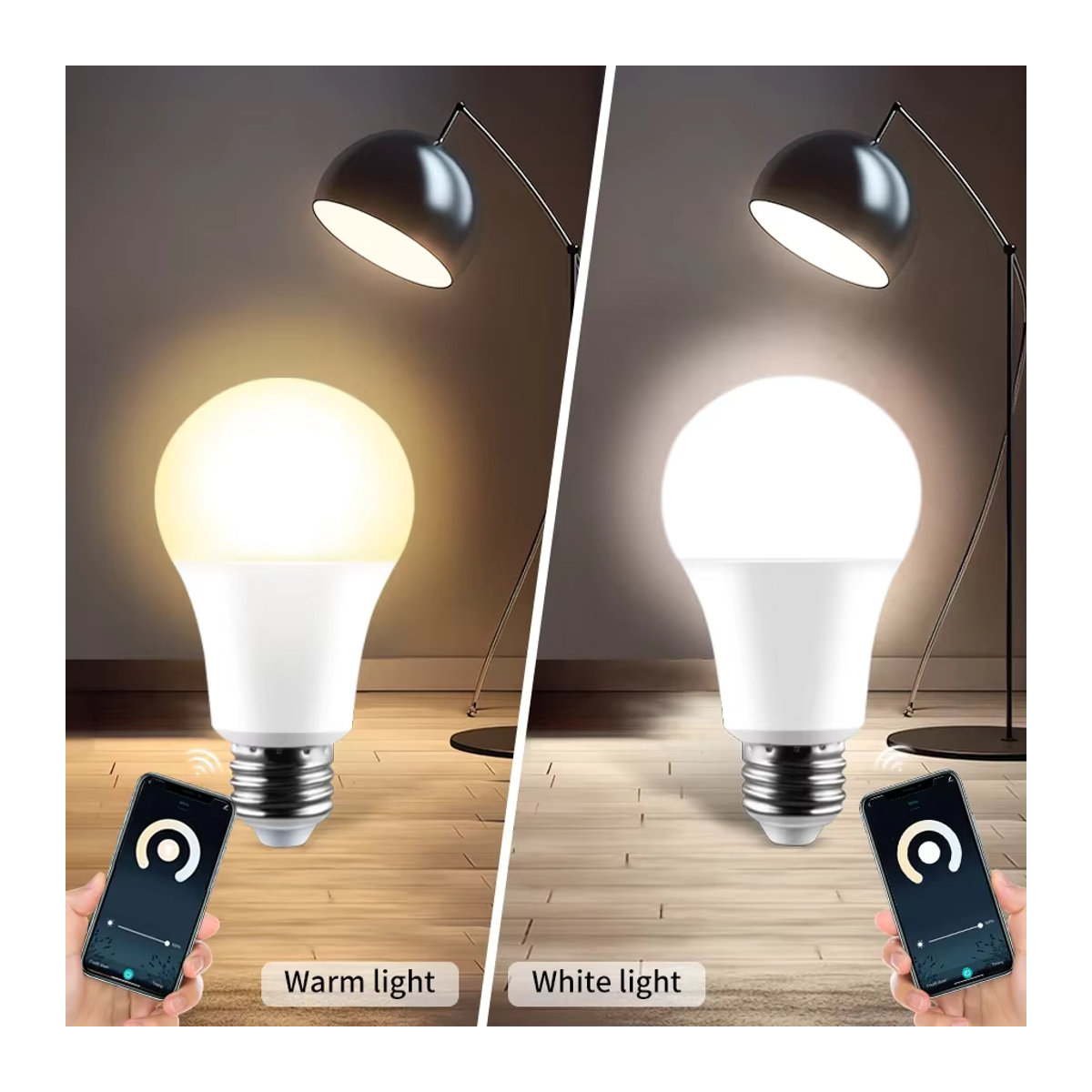 Globvat Smart LED Glühbirne E27 WiFi mit App-Steuerung und Sprachsteuerung für Alexa und Google Home, Weiß, 20W - Bild 3