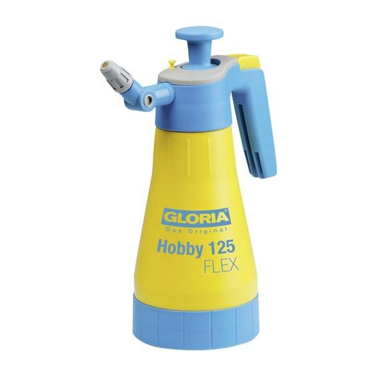 Gloria Hobby 125 FLEX Drucksprühgerät mit 360° Sprühfunktion, 1,25 l, Gelb - Bild 1
