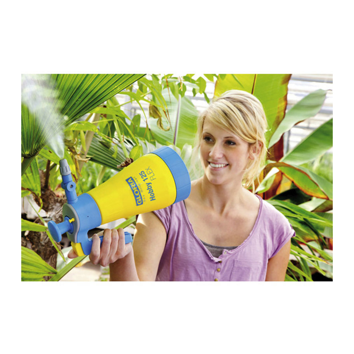 Gloria Hobby 125 FLEX Drucksprühgerät mit 360° Sprühfunktion, 1,25 l, Gelb - Bild 2