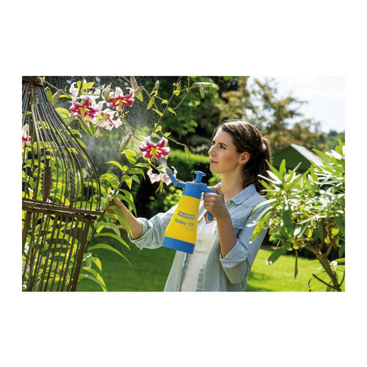 Gloria Hobby 125 FLEX Drucksprühgerät mit 360° Sprühfunktion, 1,25 l, Gelb - Bild 3