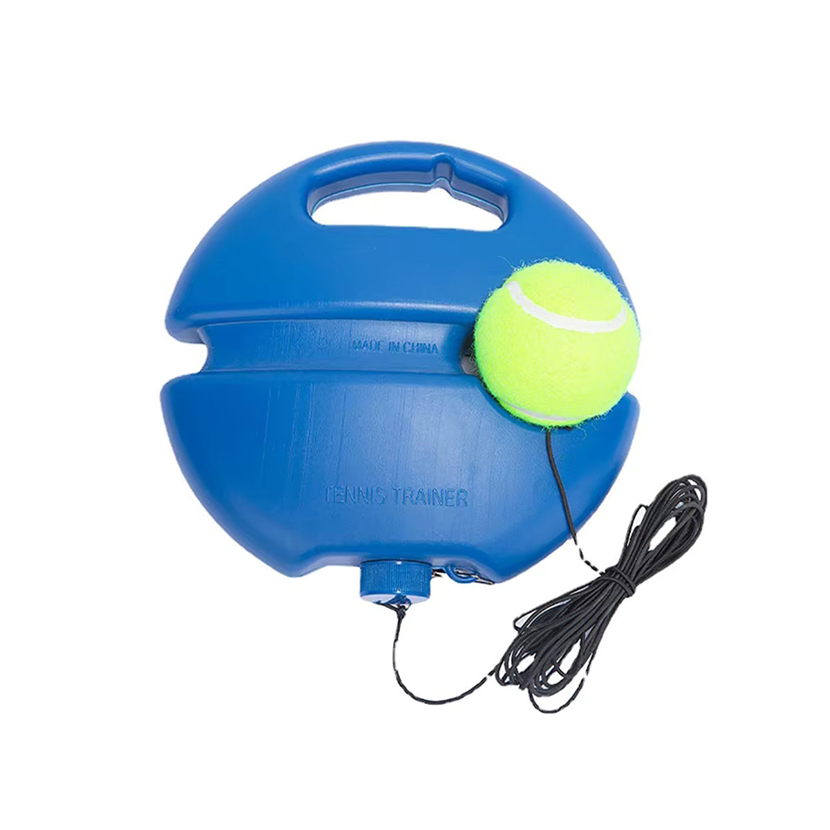 Gmarty Tennistrainer mit elastischer Kordel in Blau für Einzel- und Partner-Sparring - Bild 4