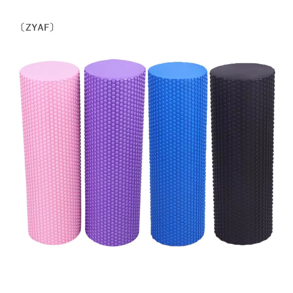 Gmarty Yoga-Rolle aus EVA-Schaum für Pilates und Heimtraining, Durchmesser: 10 cm, Länge: 30 cm, Blau oder Rosa - Bild 2