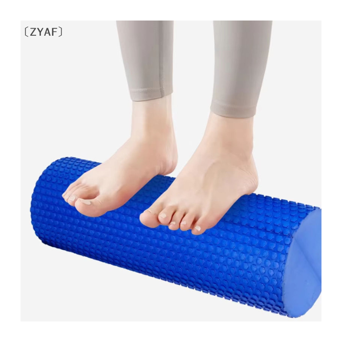 Gmarty Yoga-Rolle aus EVA-Schaum für Pilates und Heimtraining, Durchmesser: 10 cm, Länge: 30 cm, Blau oder Rosa - Bild 3