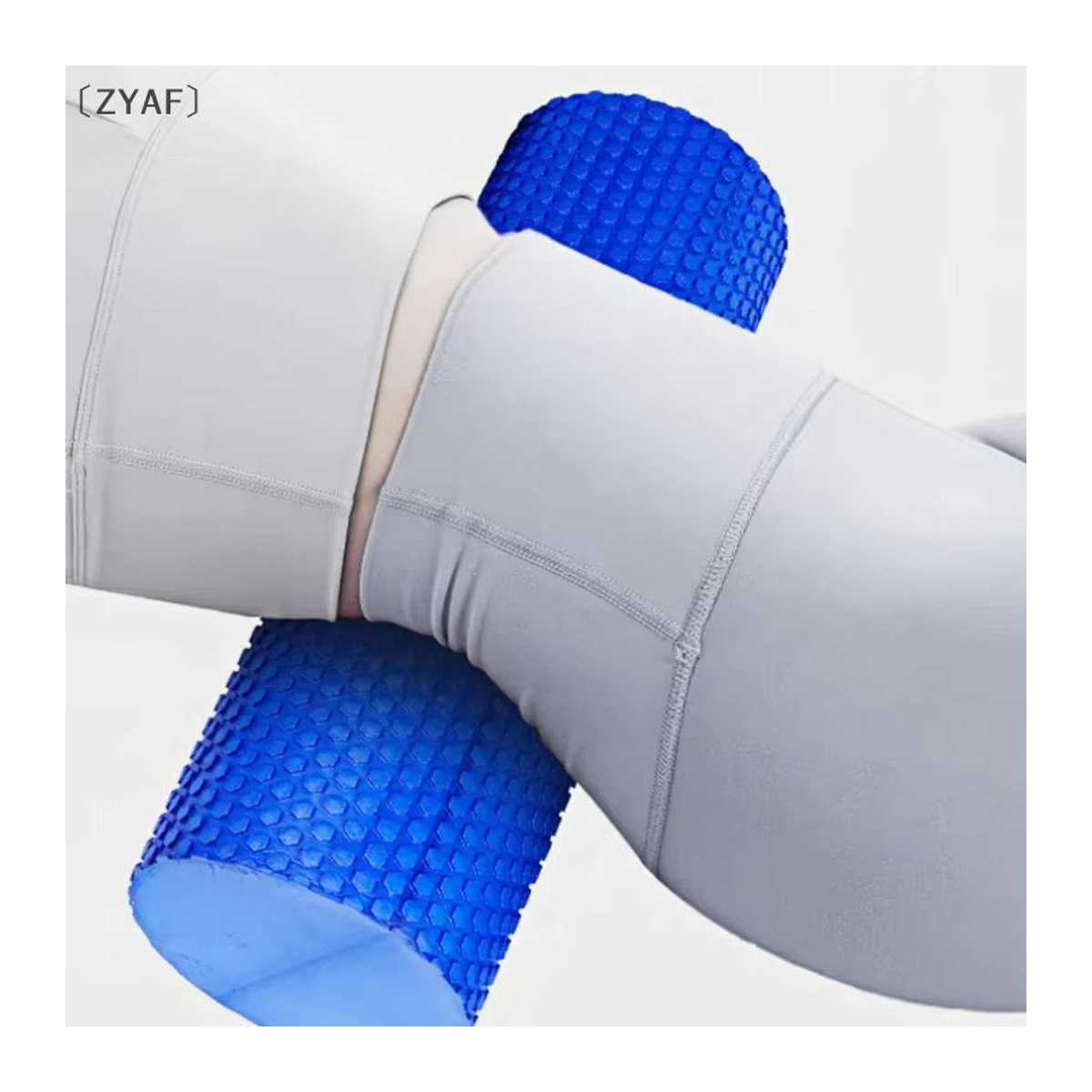 Gmarty Yoga-Rolle aus EVA-Schaum für Pilates und Heimtraining, Durchmesser: 10 cm, Länge: 30 cm, Blau oder Rosa - Bild 4