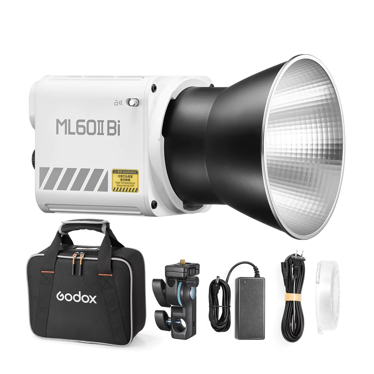 Godox ML60II BI LED-Videoleuchte mit einstellbarer Farbtemperatur von 2800K bis 6500K und leisem Modus - Bild 1
