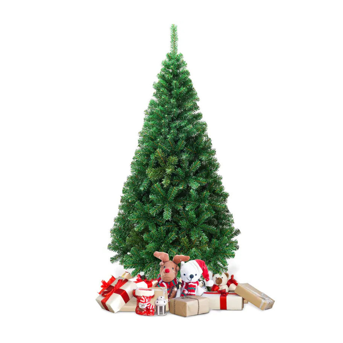 GOFLAME Künstlicher Weihnachtsbaum in Grün mit Metallständer, Höhe: 180 cm - Bild 6