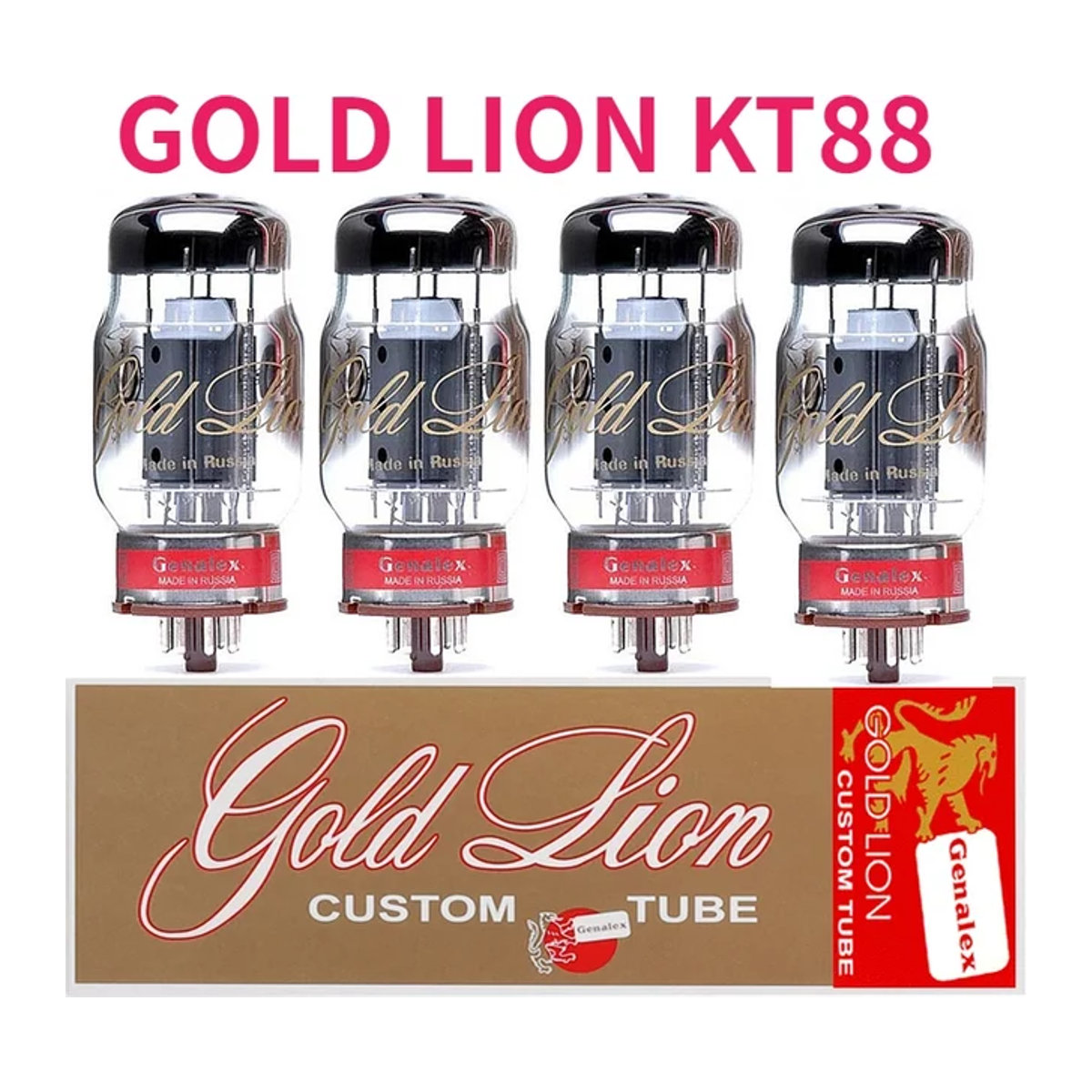 GOLD LION KT88 Vakuumröhre in Silber für DIY Röhrenverstärker und Subwoofer als Ersatz für KT77, KT66 und EL34 - Bild 1