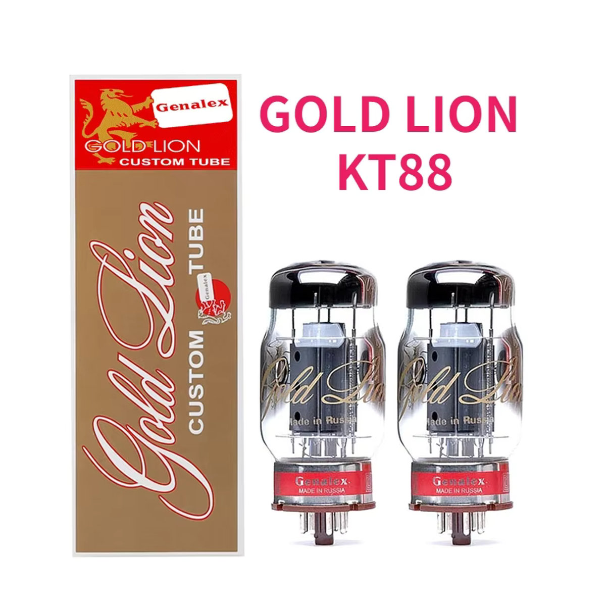 GOLD LION KT88 Vakuumröhre in Silber für DIY Röhrenverstärker und Subwoofer als Ersatz für KT77, KT66 und EL34 - Bild 2