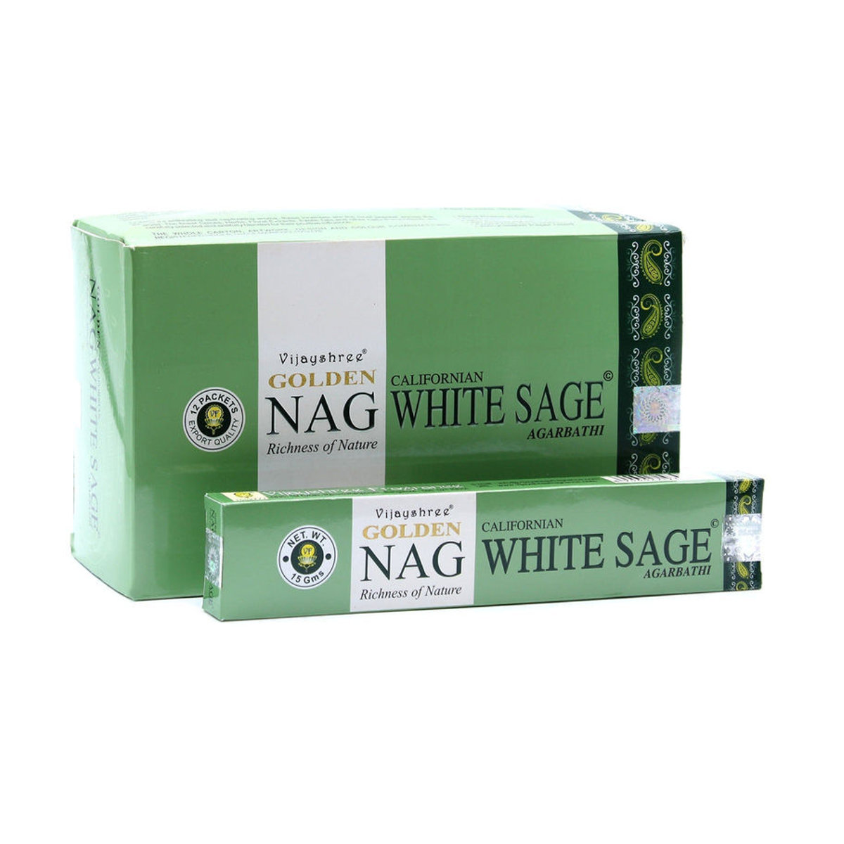 Golden Nag Weißer Salbei Räucherwerk Stick 15g - Bild 2