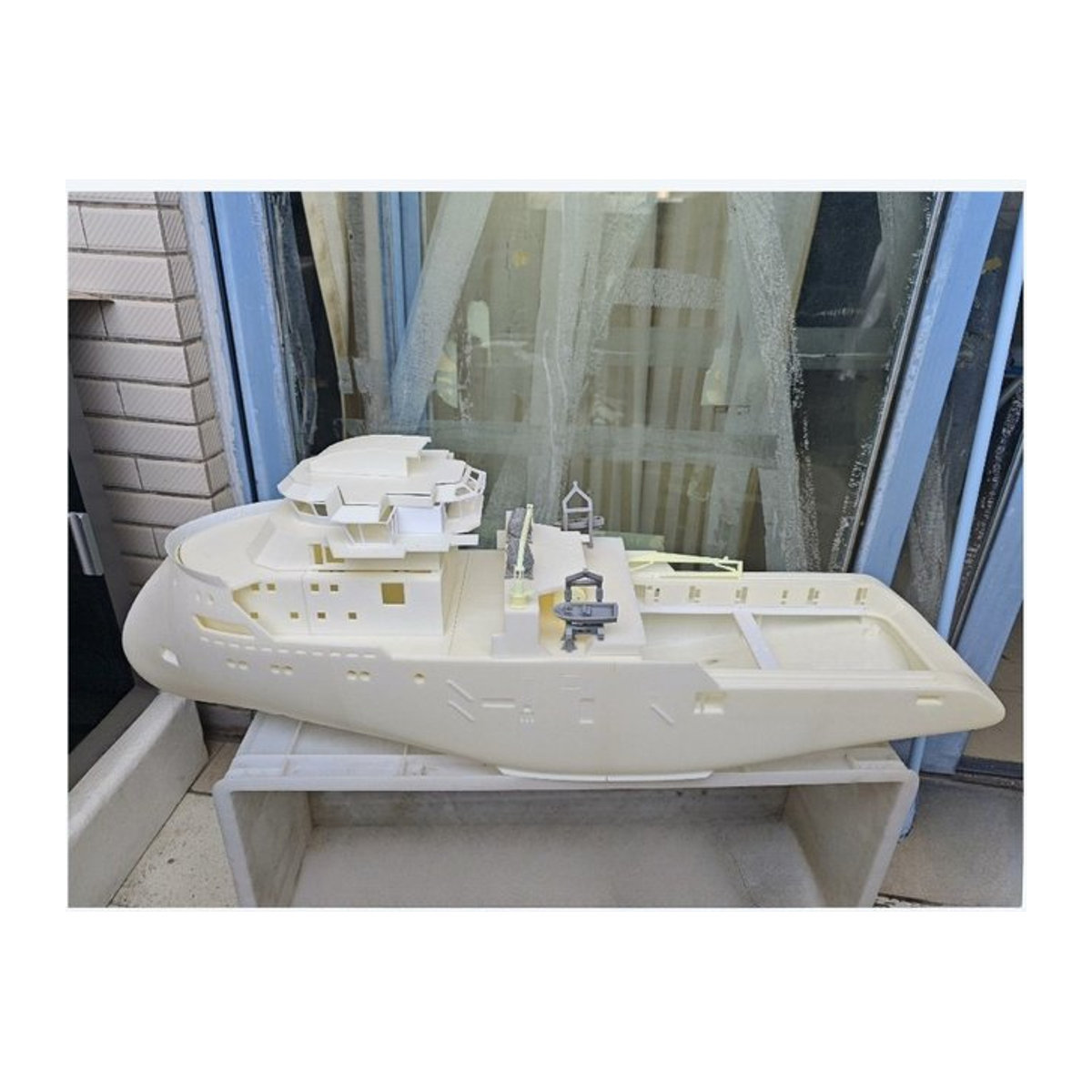 Goni Ocean-going Seafarer KIT Edition 3D-gedrucktes Schiffsmodell-Set aus weißem Kunststoff im Maßstab 1:100 - Bild 1