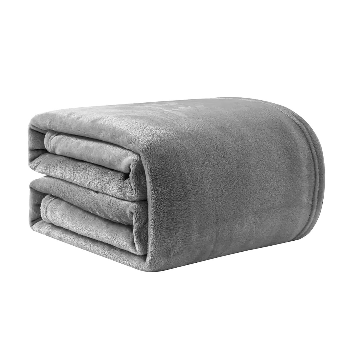 Good Nite Kuscheldecke aus Fleece in Grau, weiche Tagesdecke für Erwachsene - Bild 7