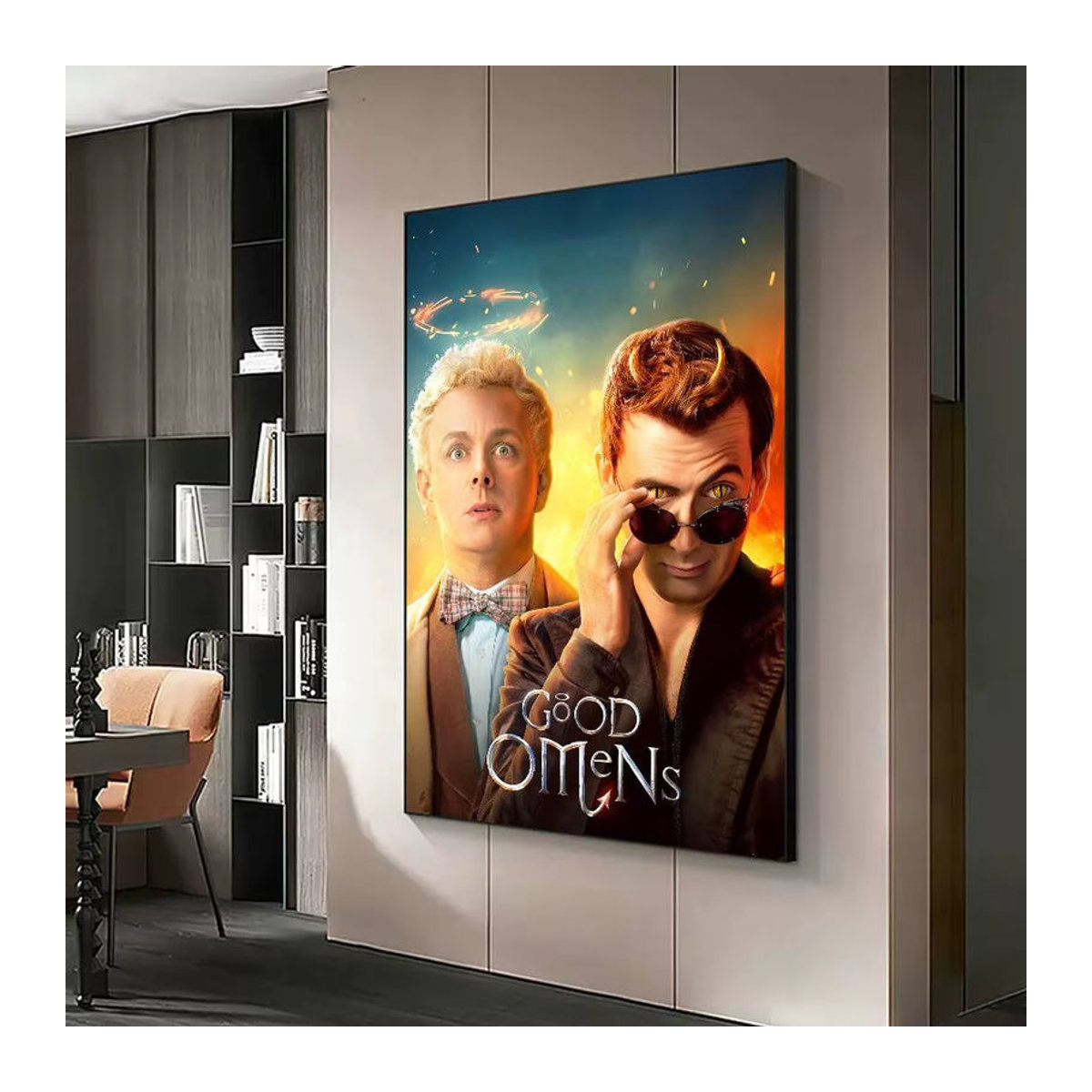 Good Omens Whitepaper Poster Wanddekoration in Weiß und Mehrfarbig aus Papier - Bild 4