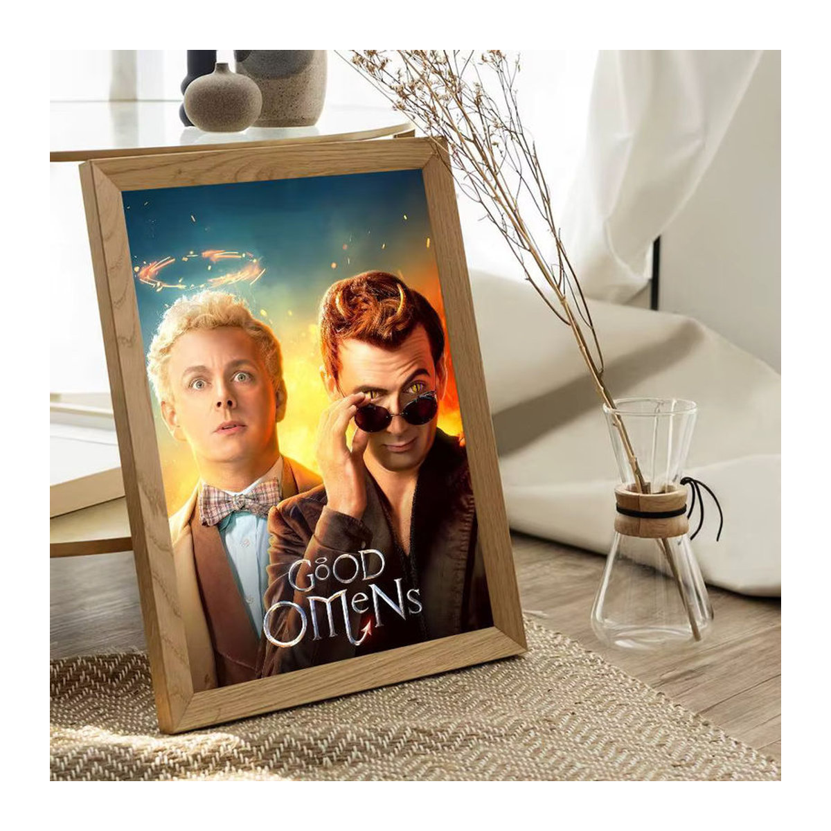 Good Omens Whitepaper Poster Wanddekoration in Weiß und Mehrfarbig aus Papier - Bild 5