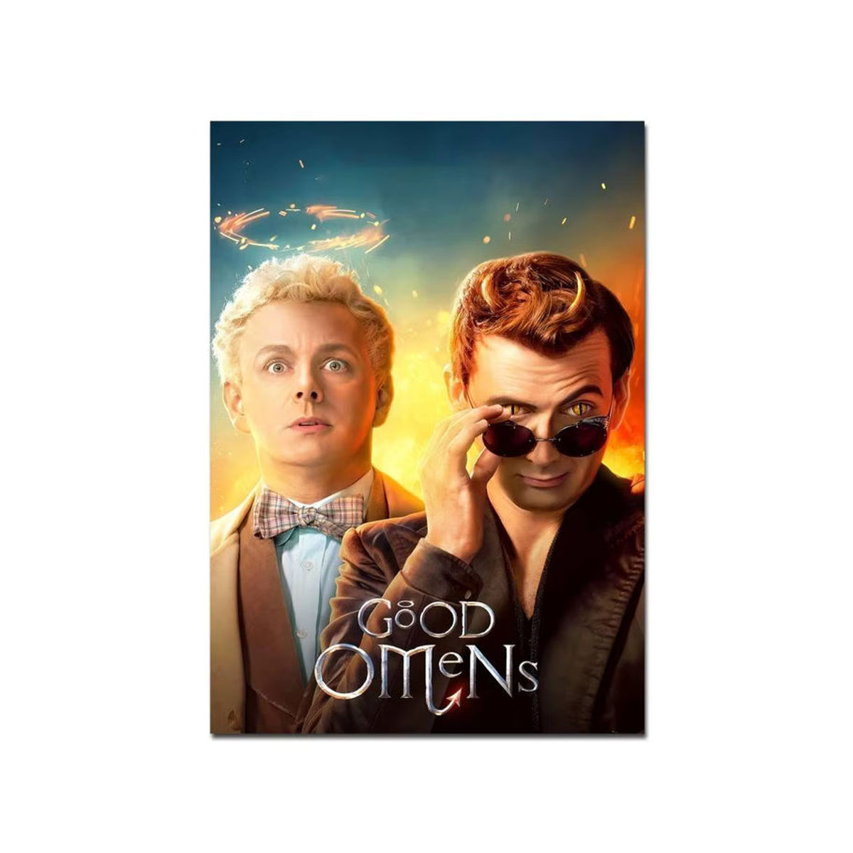 Good Omens Whitepaper Poster Wanddekoration in Weiß und Mehrfarbig aus Papier - Bild 7