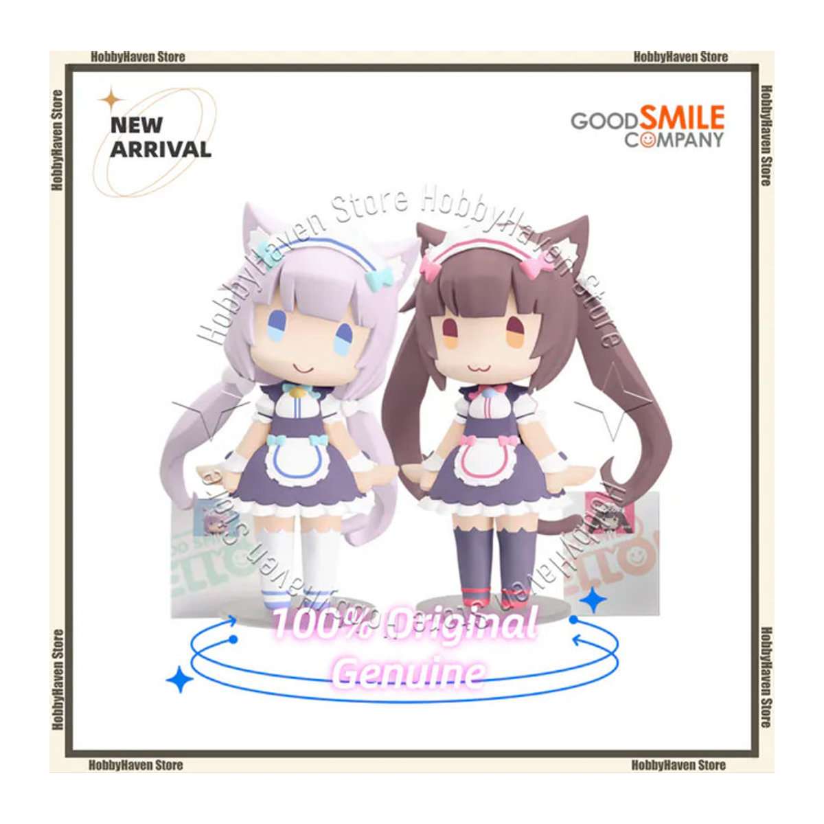 Good Smile Company Nekopara Vanilla und Chocolat Q-Version Actionfiguren aus Kunststoff in Braun und Mehrfarbig - Bild 1