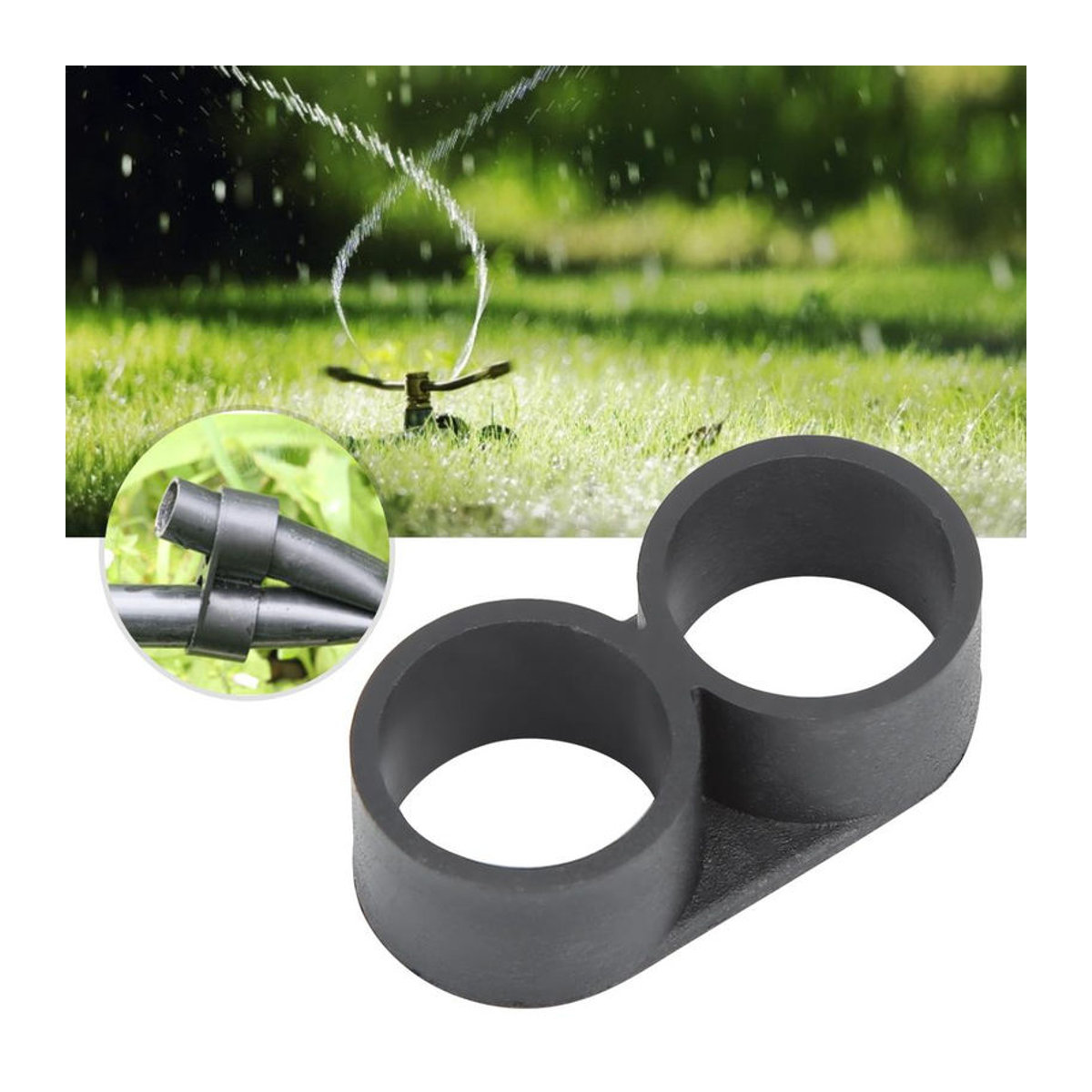 GoolRC 100 Stück Tropfbewässerung Endstopfen für 16mm Wasserrohre zur Gartenbewässerung - Bild 2
