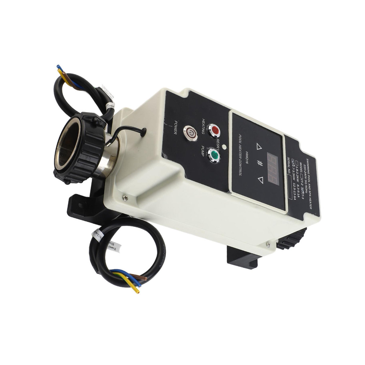 GoolRC Elektrische Poolheizung mit Digitalthermostat für Schwimmbad und Whirlpool aus Edelstahl, 2,7 bis 3,3 kW - Bild 4