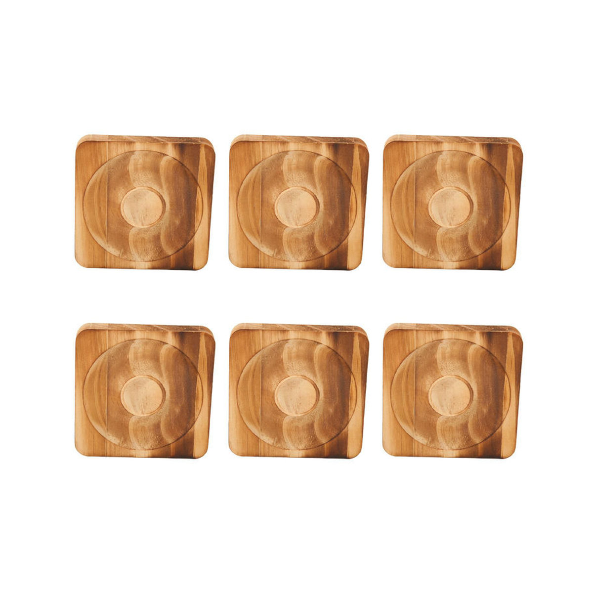 GoolRC Schmuckdisplay aus Holz Set mit 6 rechteckigen Tabletts in Braun zur Präsentation von Armbändern und Perlen - Bild 2