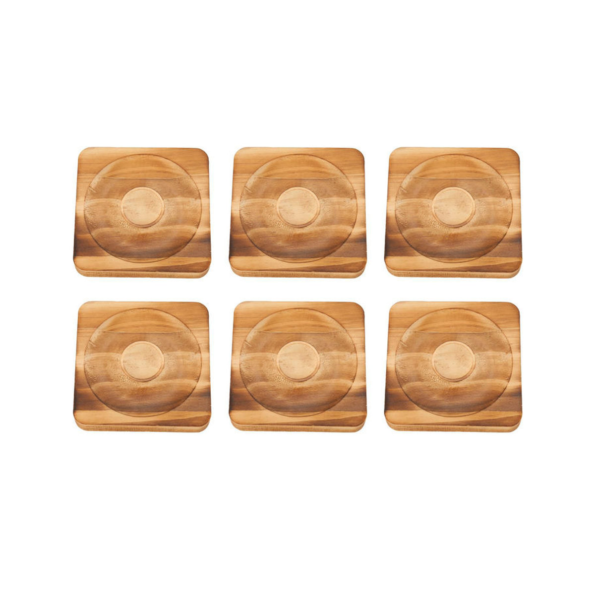 GoolRC Schmuckdisplay aus Holz Set mit 6 rechteckigen Tabletts in Braun zur Präsentation von Armbändern und Perlen - Bild 3