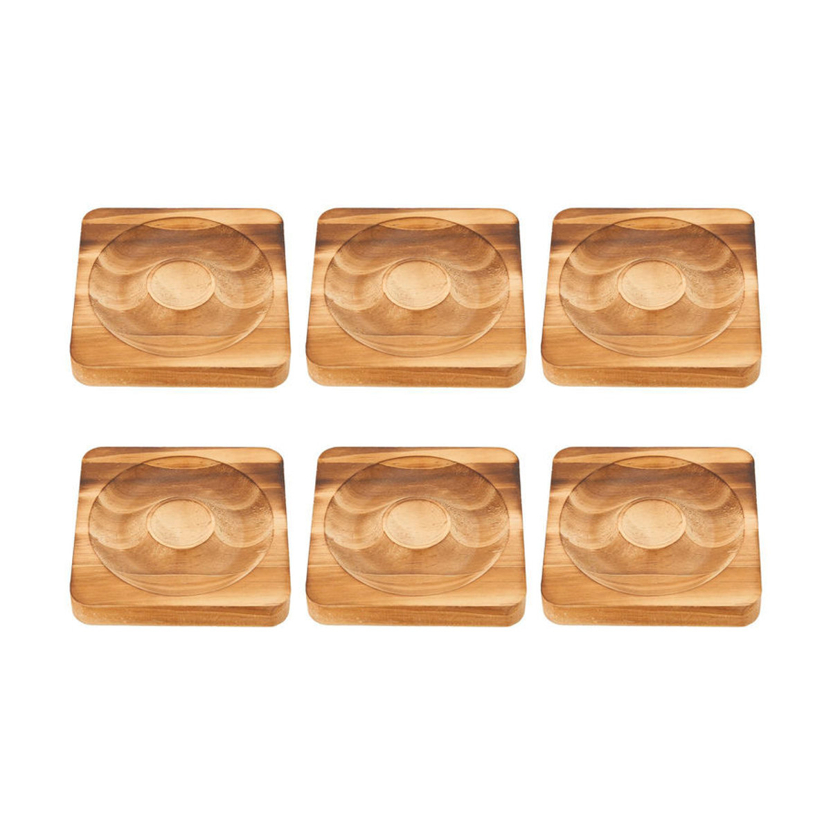 GoolRC Schmuckdisplay aus Holz Set mit 6 rechteckigen Tabletts in Braun zur Präsentation von Armbändern und Perlen - Bild 4