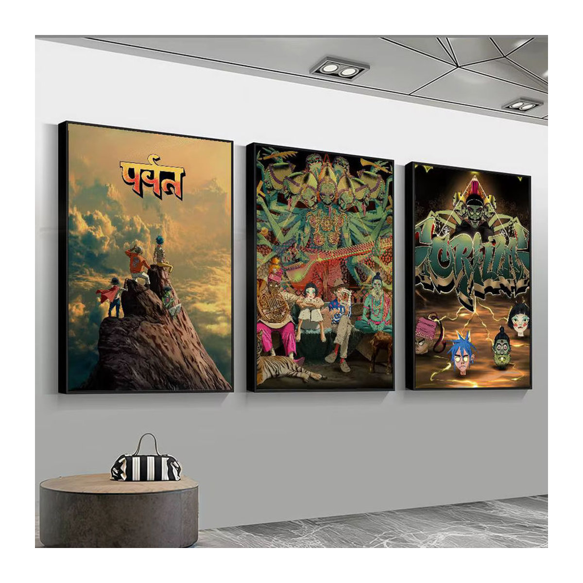 Gorillaz The Mountain Poster Aufkleber mehrfarbig aus Papier für deine Wanddekoration - Bild 2