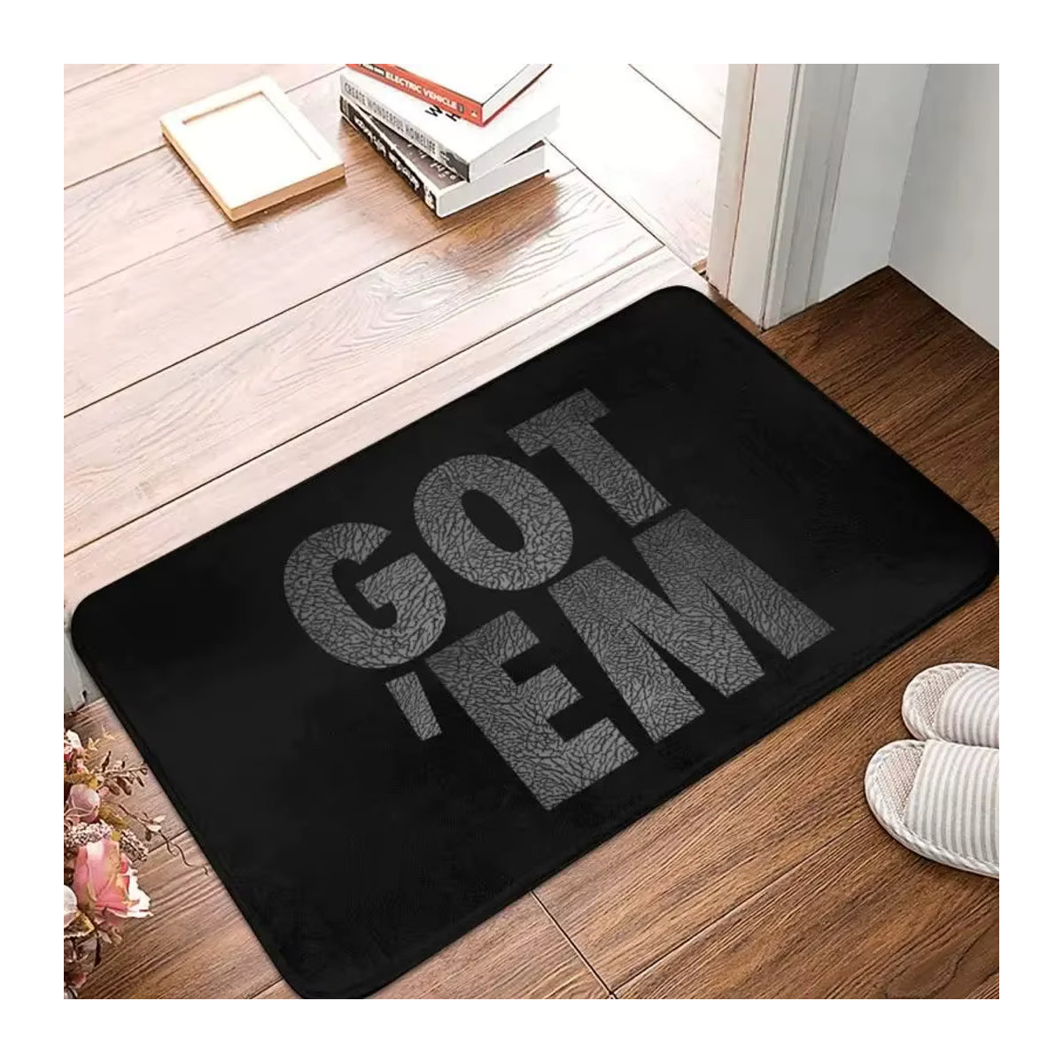 Got Em Fußmatte Schwarz Rutschfest für Eingang, Küche oder Garage - Bild 2