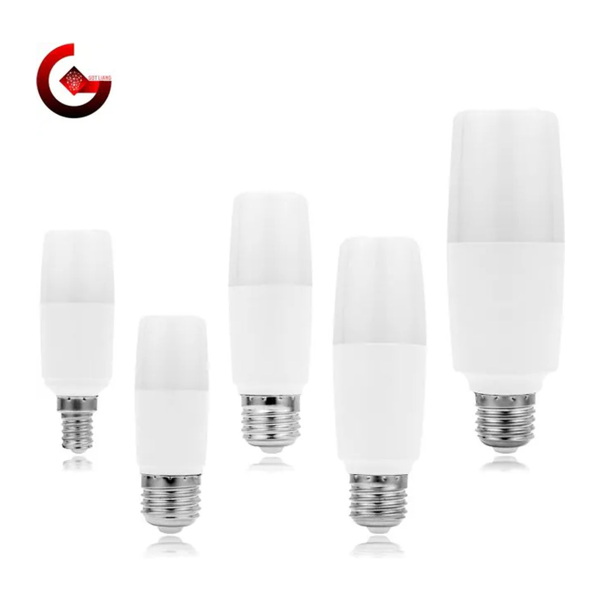 GOT LIANG LED Mais Birne Zylindrische Glühbirne E27 E14 Minimalistisch für Kronleuchter und Kerzenlicht 220V-240V - Bild 1