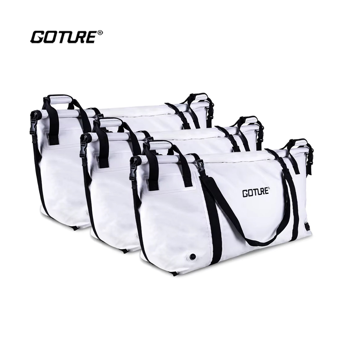 Goture Tragbarer Angel-Eisbeutel Outdoor-Kühler Isolierte Faltbare Wasserdichte Fischtasche mit Abflusslöchern - Bild 2