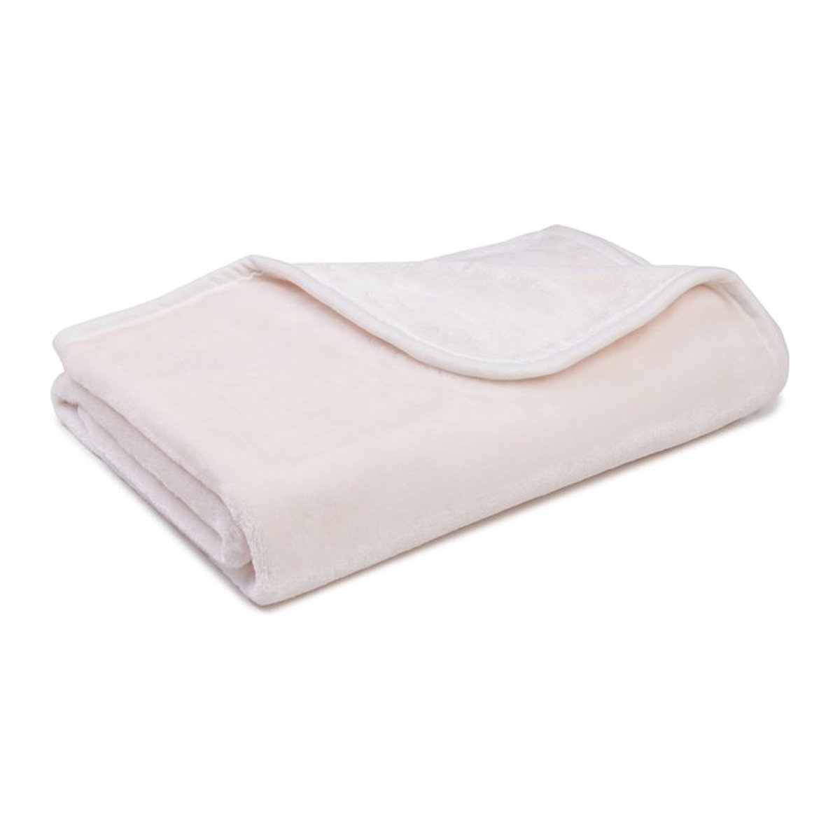 GÖZZE Kinder- und Babydecke Cashmere Felling in Wollweiß, B x L: 100 x 150 cm - Bild 1
