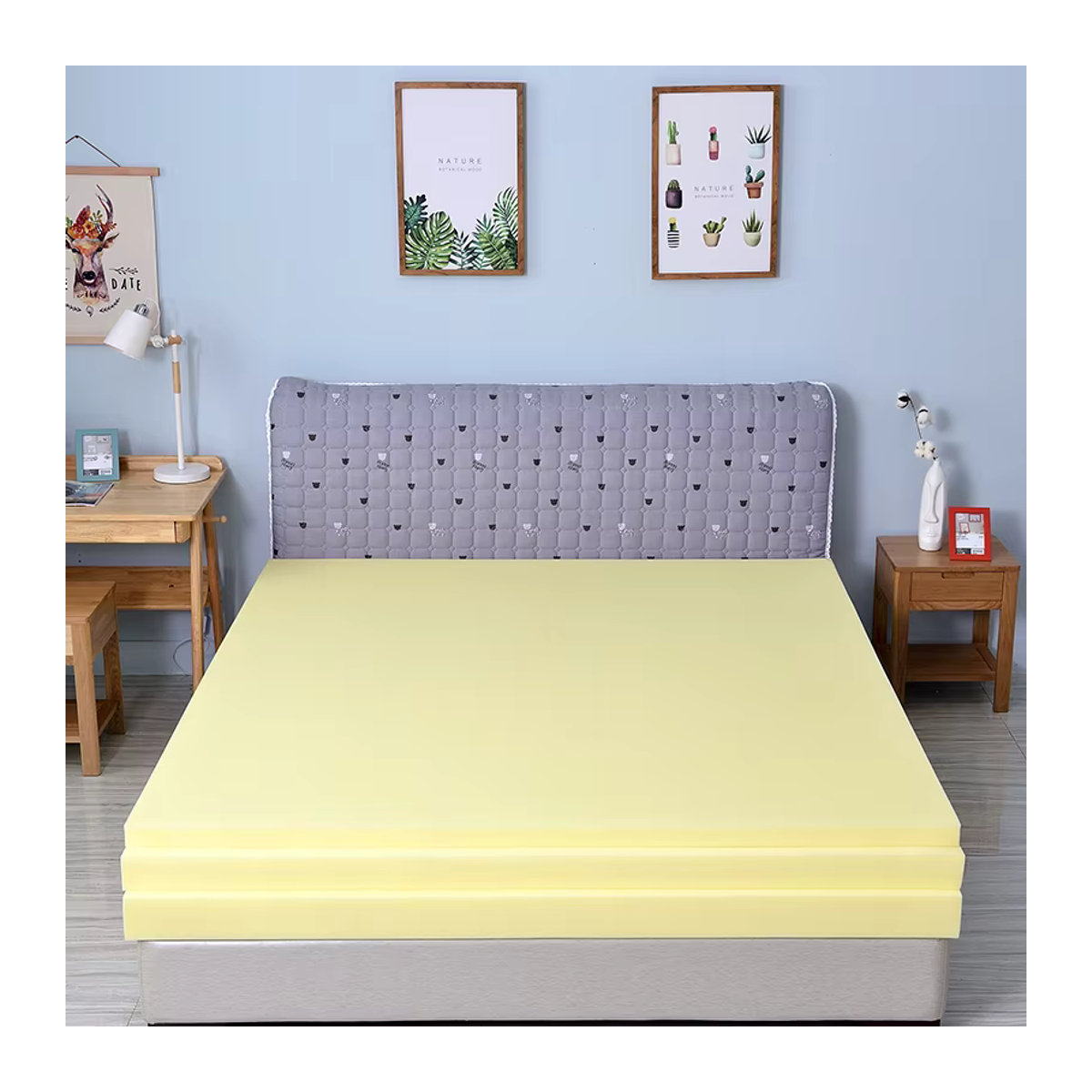 GraspDream Tatami-Schwammmatratze in Gelb mit hoher Elastizität und hoher Dichte - Bild 2