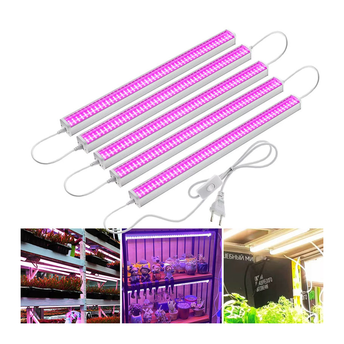 GRAXGROW Vollspektrum-LED-Wachstumsröhre in Neutralweiß für Gewächshäuser und hydroponische Pflanzen - Bild 6