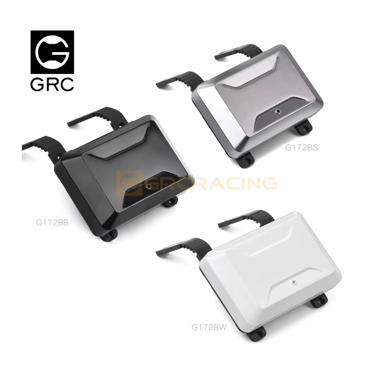 GRC RC Auto Zubehör 1/10 Scale Simulation Toolbox/Tasche aus Kunststoff in Schwarz oder Weiß G172BS/W/B - Bild 2