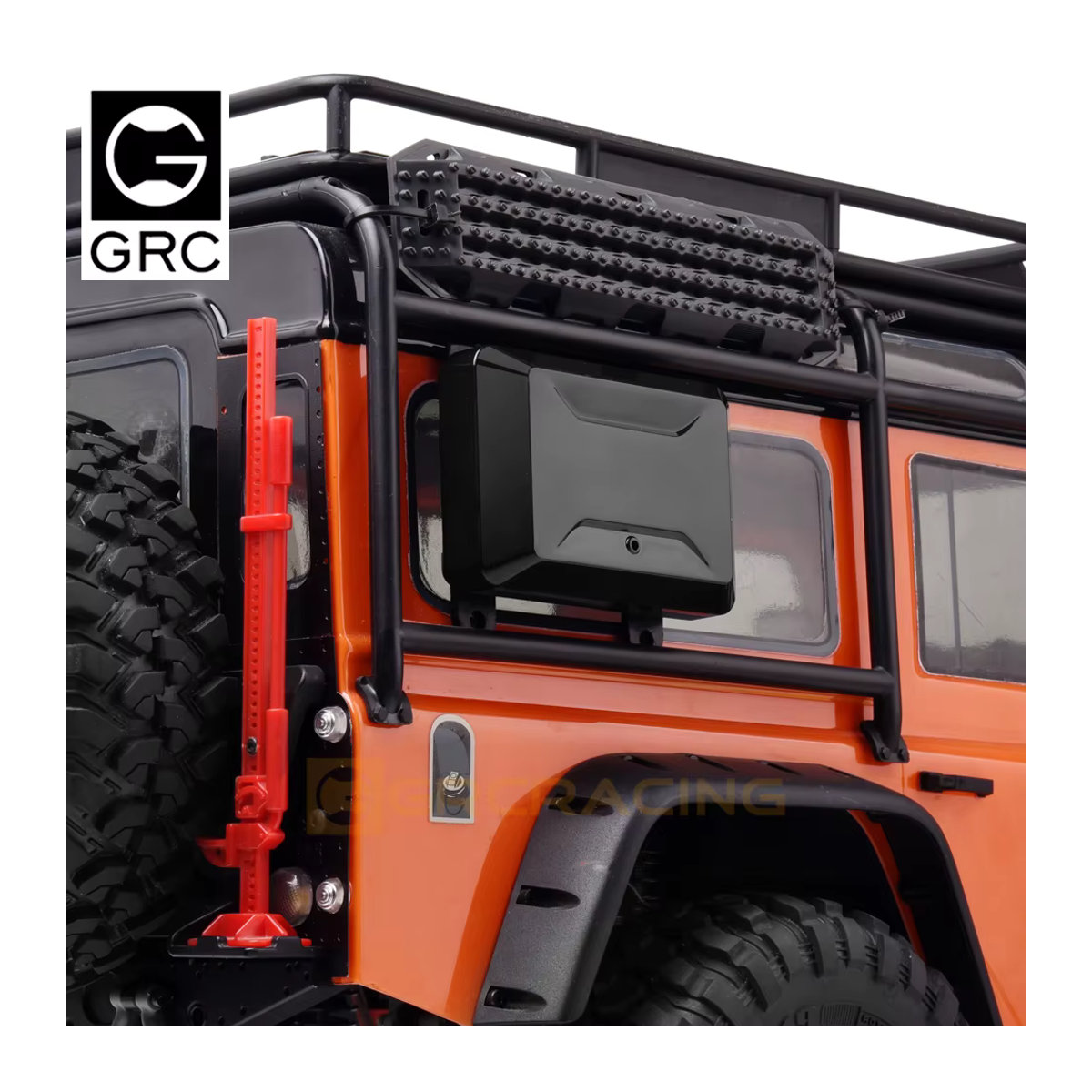 GRC RC Auto Zubehör 1/10 Scale Simulation Toolbox/Tasche aus Kunststoff in Schwarz oder Weiß G172BS/W/B - Bild 3
